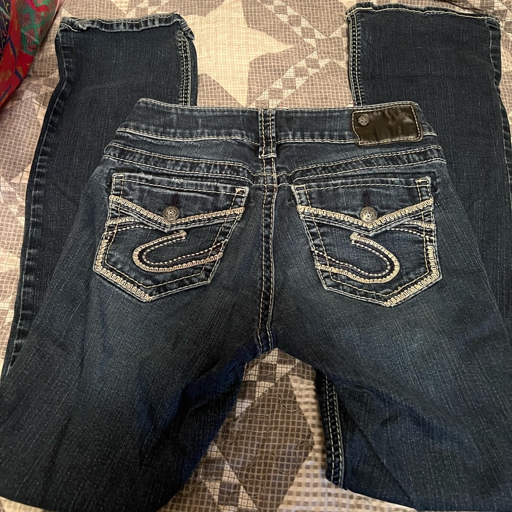 Silver jeans